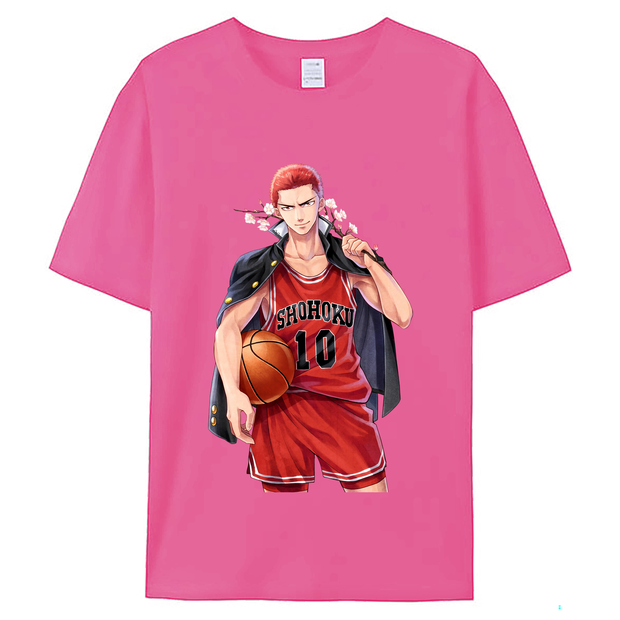 （画像用） SLAM DUNK／スラムダンク レディースカジュアルプリントTシャツ（綿100％）